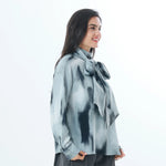Tie-Dye Fashion Blouse For Women Image