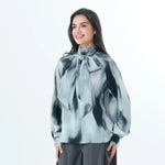Tie-Dye Fashion Blouse For Women Image