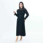 Laced Fashion Dress For Women Black Image