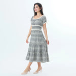 Checked Fashion Dress For Women Image