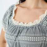 Checked Fashion Dress For Women Image