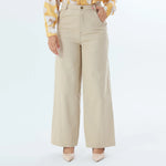 Plain Fashion Pants For Women Light Khaki Image