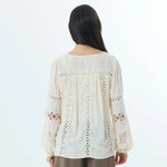 Laced Fashion Blouse For Women Image