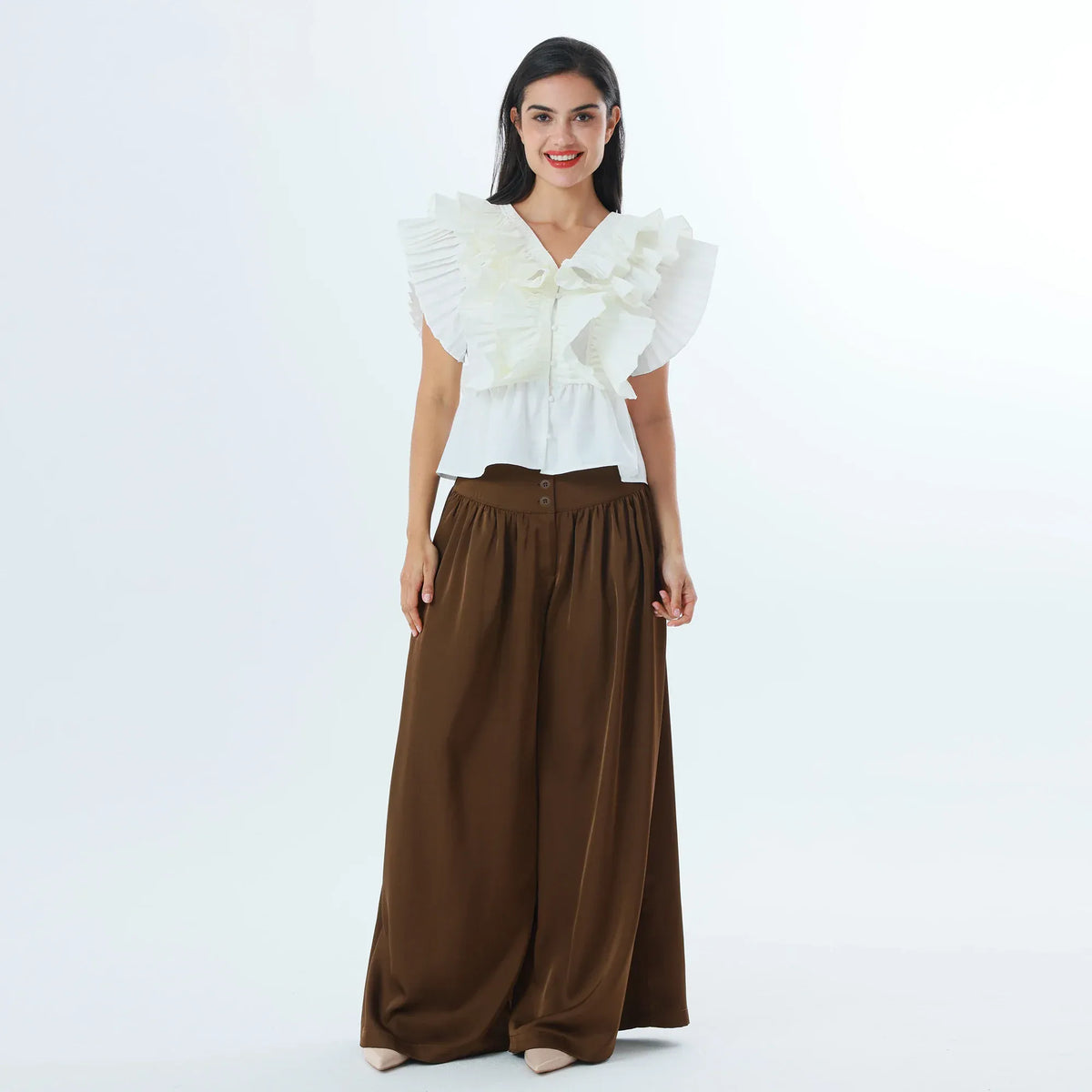 Plain Fashion Shirt For Women Image