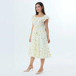 Floral Fashion Dress For Women Image