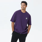 Printed T.Shirt for Men Dark Purple Image