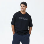 Dark Grey Printed T.Shirt for Men Image