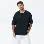 Embroidery T.Shirt for Men Black Image