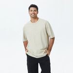 Khaki Plain T.Shirt for Men Image