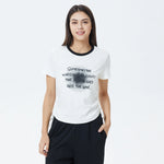 Printed T.Shirt for Women White Image