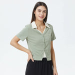 Embroidery Polo Shirt for Women Image