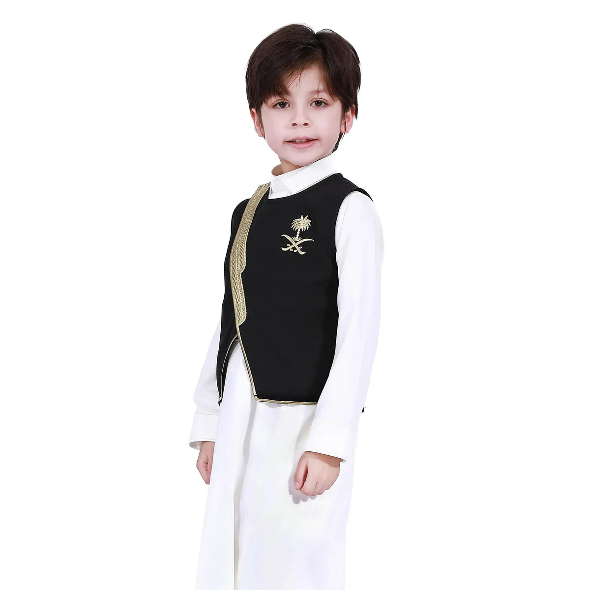 Embroidery Waistcoat For Boys Image