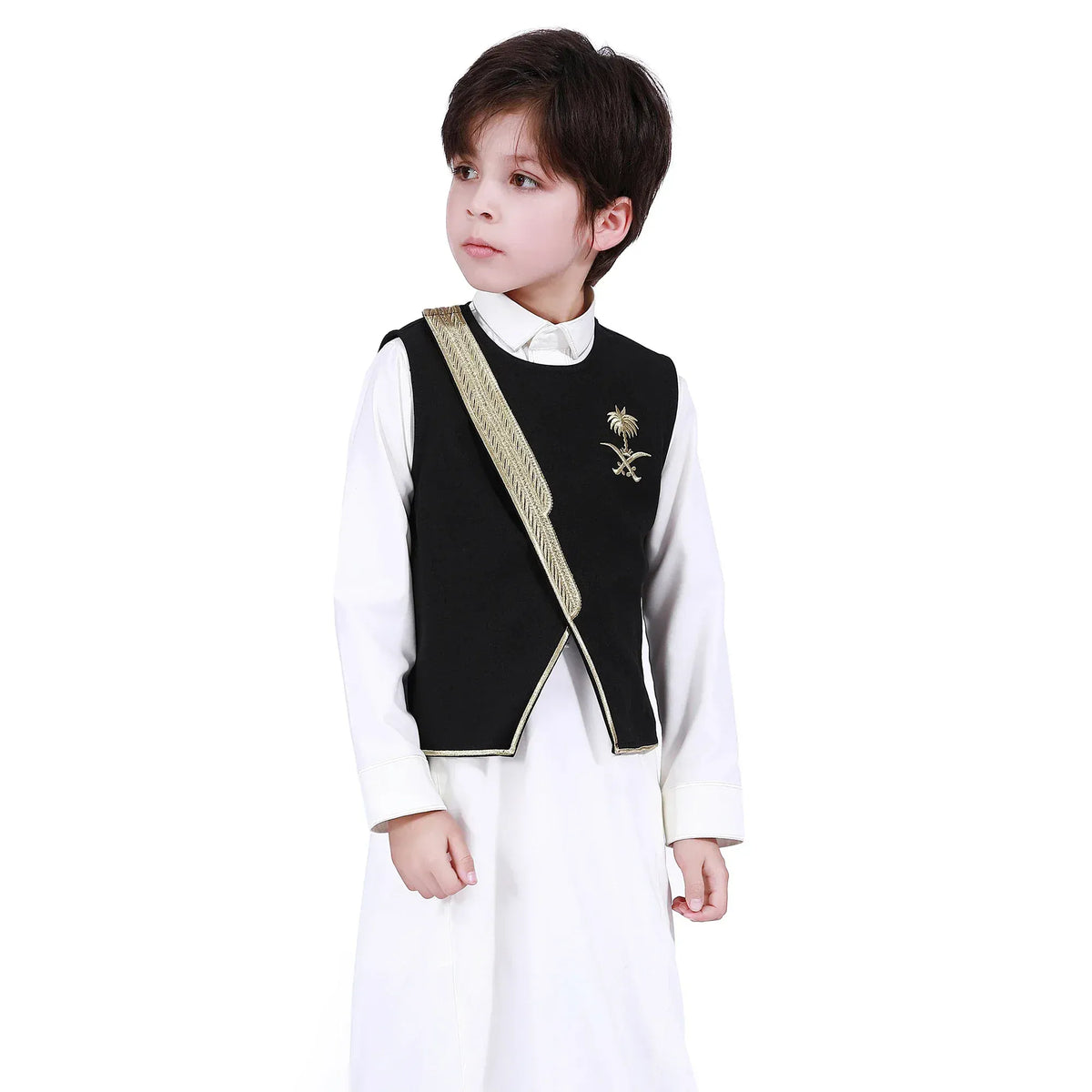 Embroidery Waistcoat For Boys Image