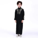 Embroidery Jacket For Boys Black Image