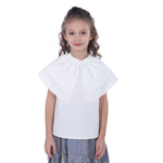 Plain Formal Blouse For Girls Off White Image