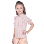 Checked Formal Shirt For Girls Image