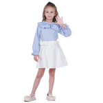 Plain Formal Skirt For Girls Image