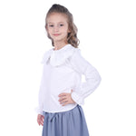 Plain Formal Blouse For Girls Image
