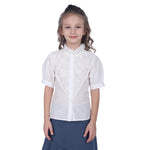 Floral Formal Shirt For Girls Off White Image