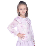Floral Formal Blouse For Girls Image