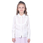 Plain Formal Shirt For Girls Off White Image