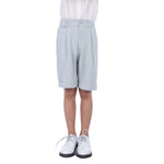 Plain Formal Shorts For Boys Lake Green Image