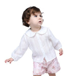 Plain Formal Shirt For Baby girl Image