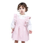 Light Pink Solid Formal Dress For Baby girl Image