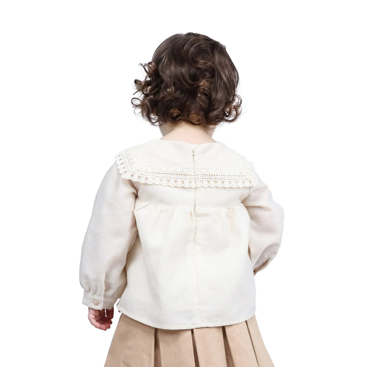 Laced Formal Blouse For Baby girl Image