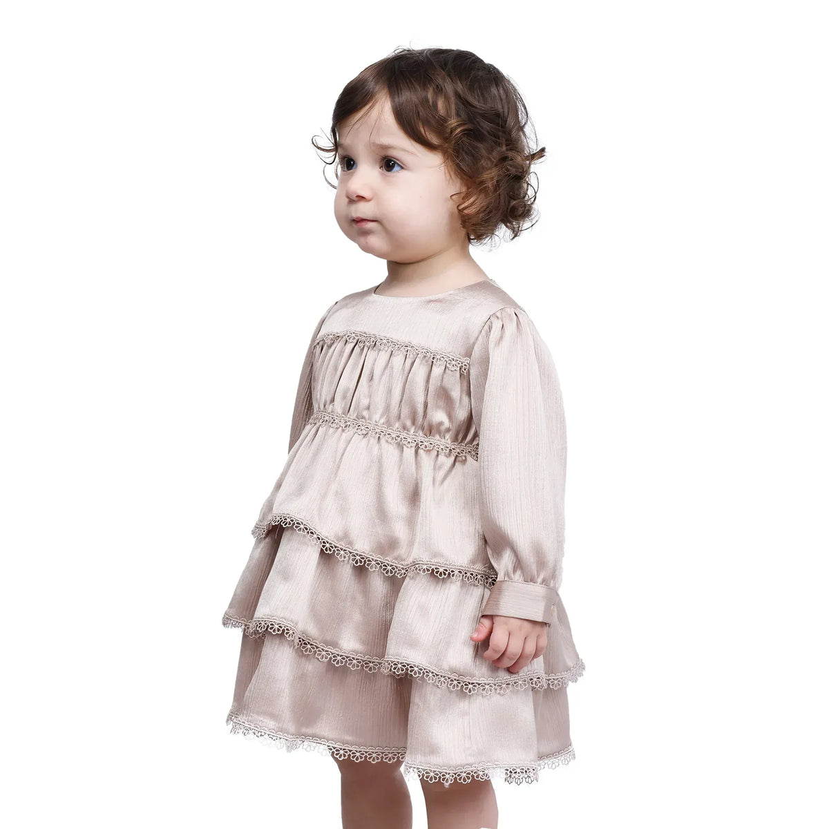 Floral Formal Dress For Baby girl Image