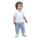 Plain Formal Blouse For Baby boy Image
