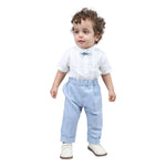 Striped Formal Pants For Baby boy Image