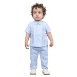 Plain Formal Blouse For Baby boy Image