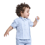 Plain Formal Blouse For Baby boy Image