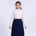 Embroidery Uniform Shirt for Girls Image
