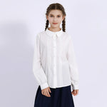 Embroidery Uniform Shirt for Girls Image