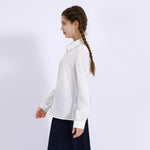 Embroidery Uniform Shirt for Girls Image