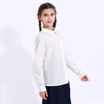 Embroidery Uniform Shirt for Girls Image