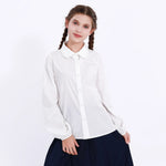Embroidery Uniform Shirt for Girls Image