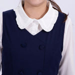 Embroidery Uniform Dress for Girls Image
