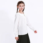 Embroidery Uniform Shirt for Girls Image