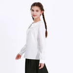 Embroidery Uniform Shirt for Girls Image