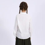 Embroidery Uniform Blouse for Girls Image