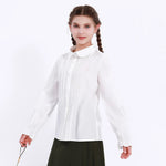 Embroidery Uniform Shirt for Girls Image