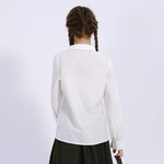 Embroidery Uniform Shirt for Girls Image