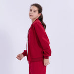 Embroidery School Sport Jacket for Girls Image