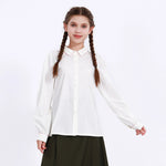 Embroidery Uniform Shirt for Girls Image