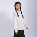 Embroidery Uniform Shirt for Girls Image