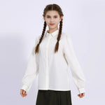 Embroidery Uniform Shirt for Girls Image