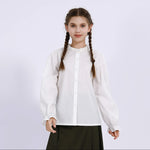Embroidery Uniform Shirt for Girls Image